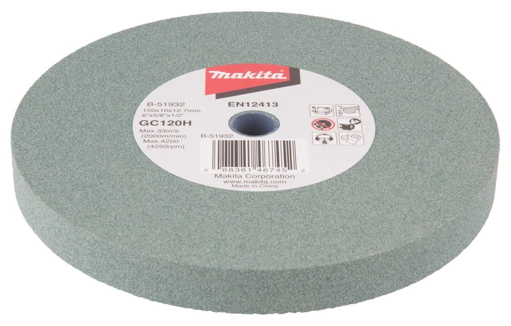 Makita Schleifstein GC120H150, 150 x 16 x 12,7 mm Produktbild 