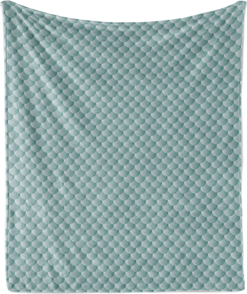 Plaid Moderno Abakuhaus 175x230 Blu Cadetto - Coperta Divano Style