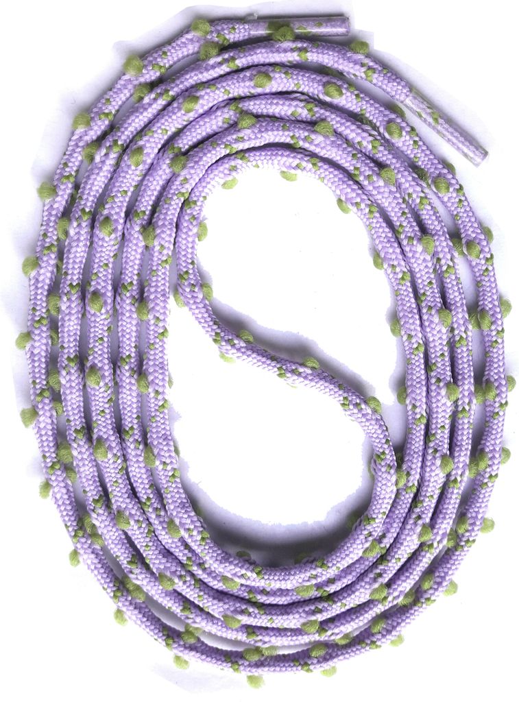 SNORS zweifarbige Rundsenkel - LILAHELL / OLIV - 3mm - Produktbild 
