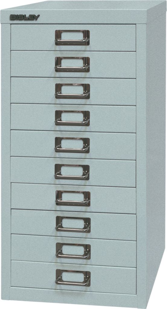 Bisley MultiDrawer Schubladenschrank - Farbe: Silber