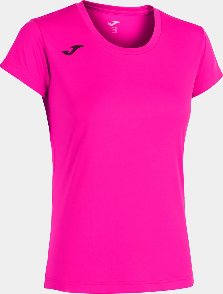 Ladies t-shirt joma record ii fluor-pink 2xl-sports & atmungsaktiv