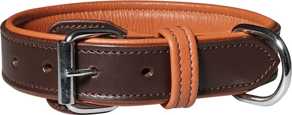 Knuffelwuff 13967-004, Hund, Standardkragen, Braun, Leder, Produktbild 