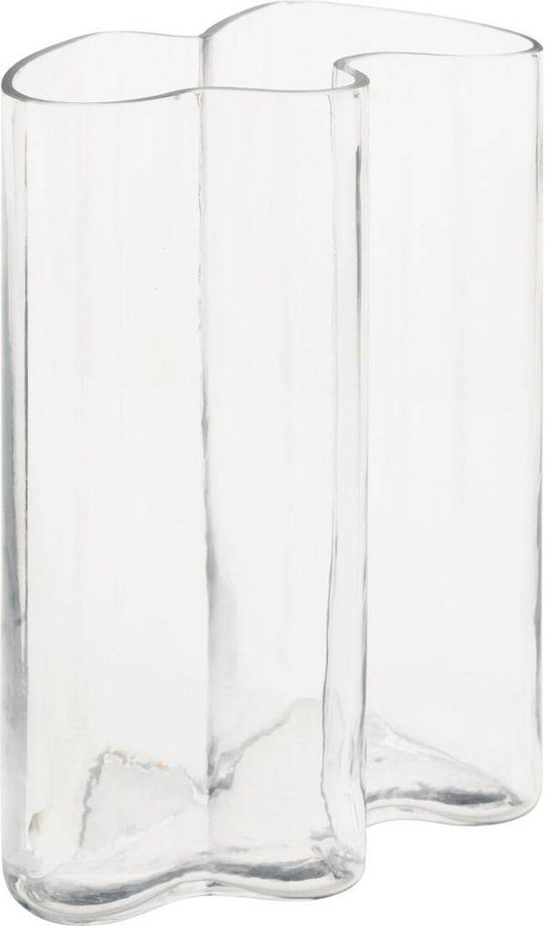Wellenvase "kade" transparent h25cm - Atmosphera créateur d'intérieur