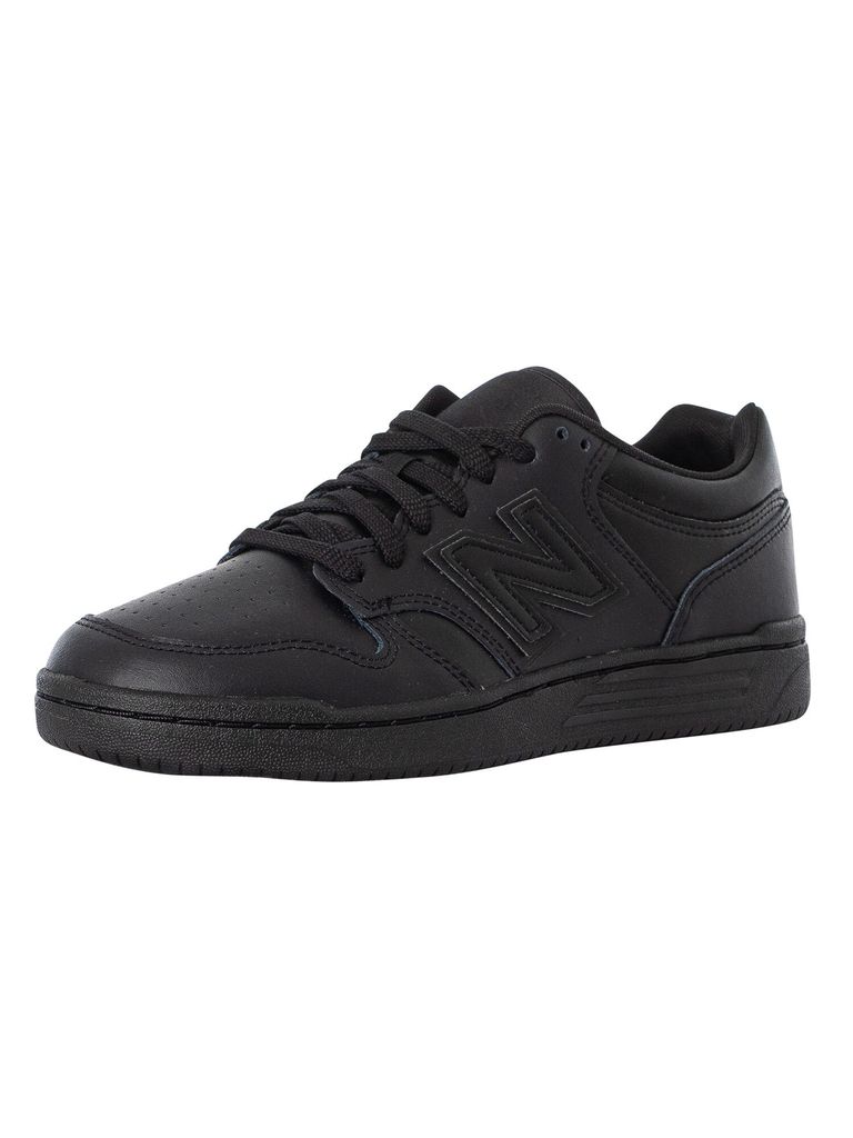 New Balance 480 Lederturnschuhe, Schwarz 42 EU