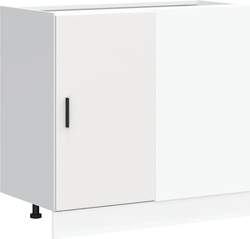 Mobile Base Cucina Lyon Legno Bianco - Arredo Componibile di Design