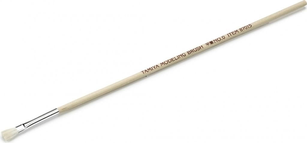 Tamiya Pinsel flach No. 0