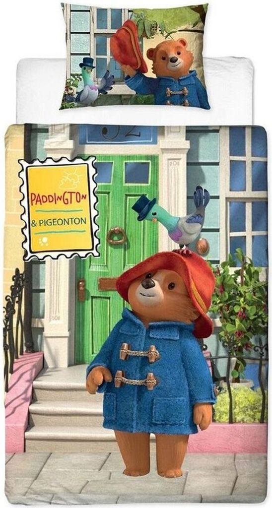 Paddington Bear - wendbar - Bettwäsche-Set "Friends" AG3163 (Einzelbett) (Bunt)