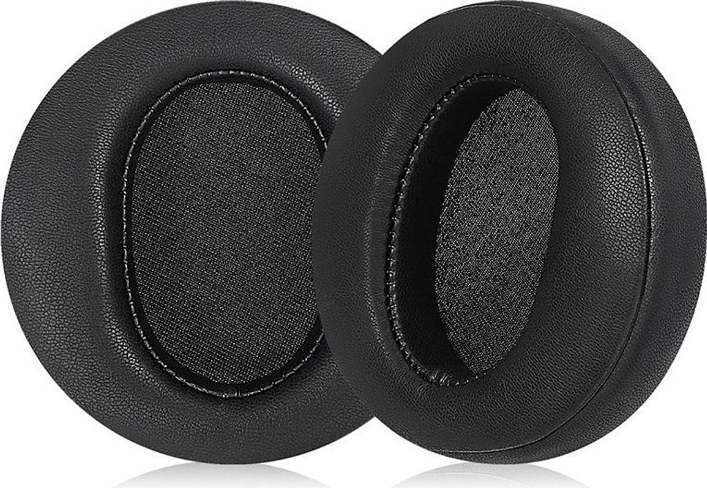 INF Proteinleder Ohrpolster Ersatz für Edifier Fit900NB Kopfhörer - 2er Set Schwarz
