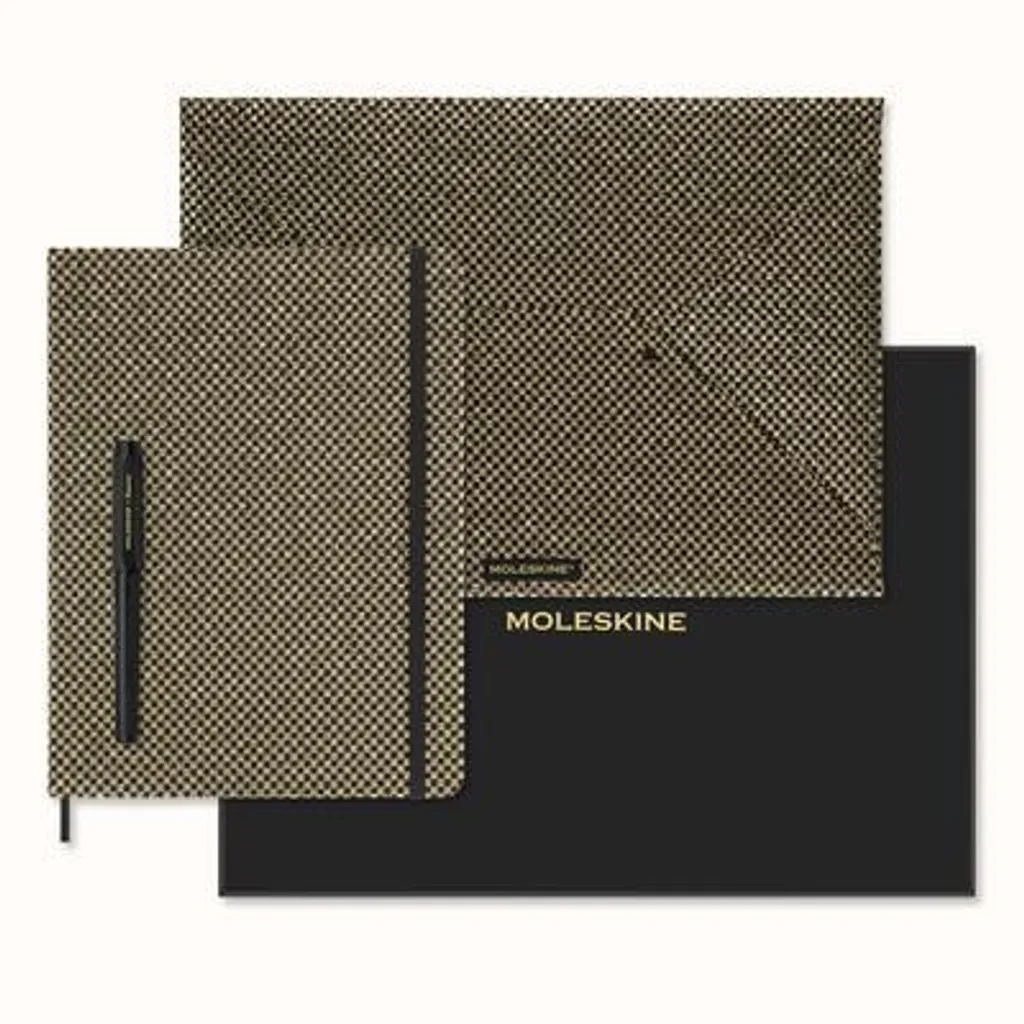 Pack Moleskine Shine Doré XL Ligné : Ne Perdez Plus Vos Meilleures Idées
