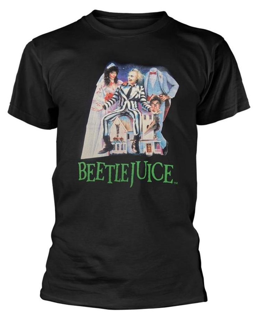 Beetlejuice - T-Shirt für Herren/Damen Uni PH4938 (3XL) (Schwarz)