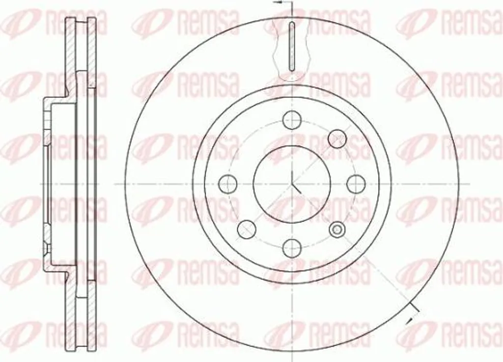 Disque de frein avant pour Opel Combo Corsa C Tigra - Qualité d'origine