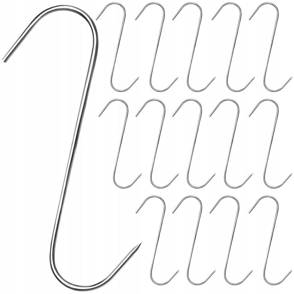 Malatec 15997 Gancio per carne 15 cm / 15 pz Immagine del prodotto 