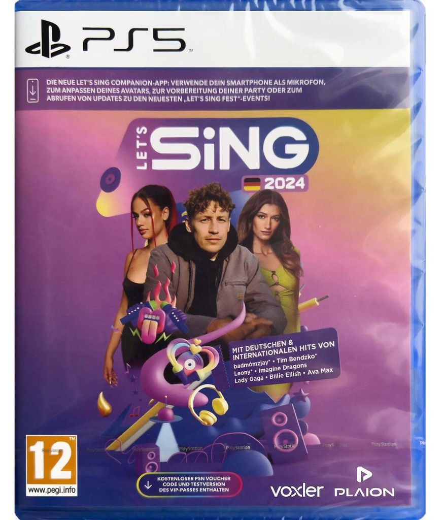 PS5 Let's Sing 2024 Produktbild 