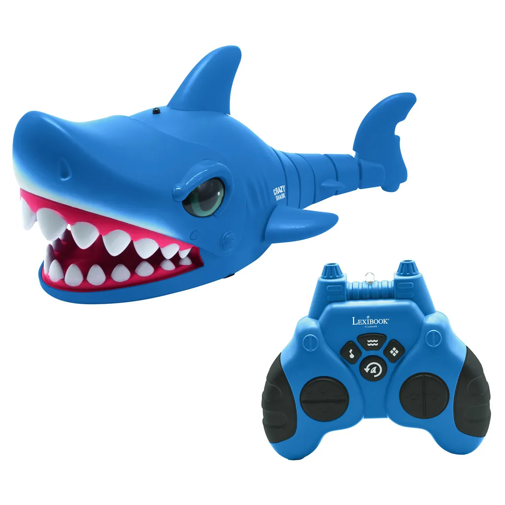 RC Shark - Crazy Shark Télécommandé avec Effets Sonores Réalistes