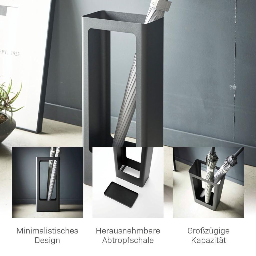 Yamazaki Schirmständer schwarz TOWER