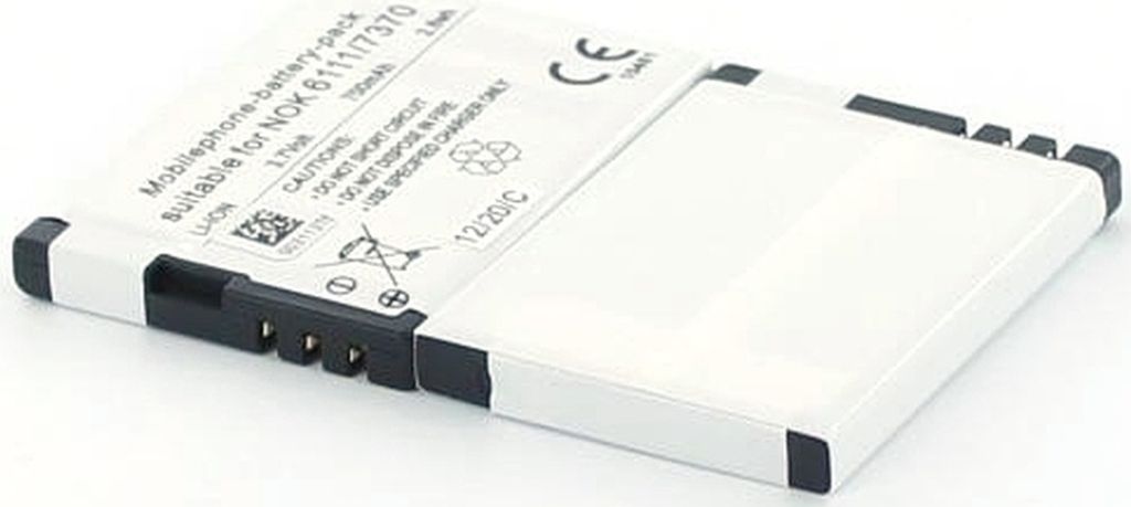 Akku für Nokia RM-258 Li-Ion 3,7 Volt 560 mAh schwarz.