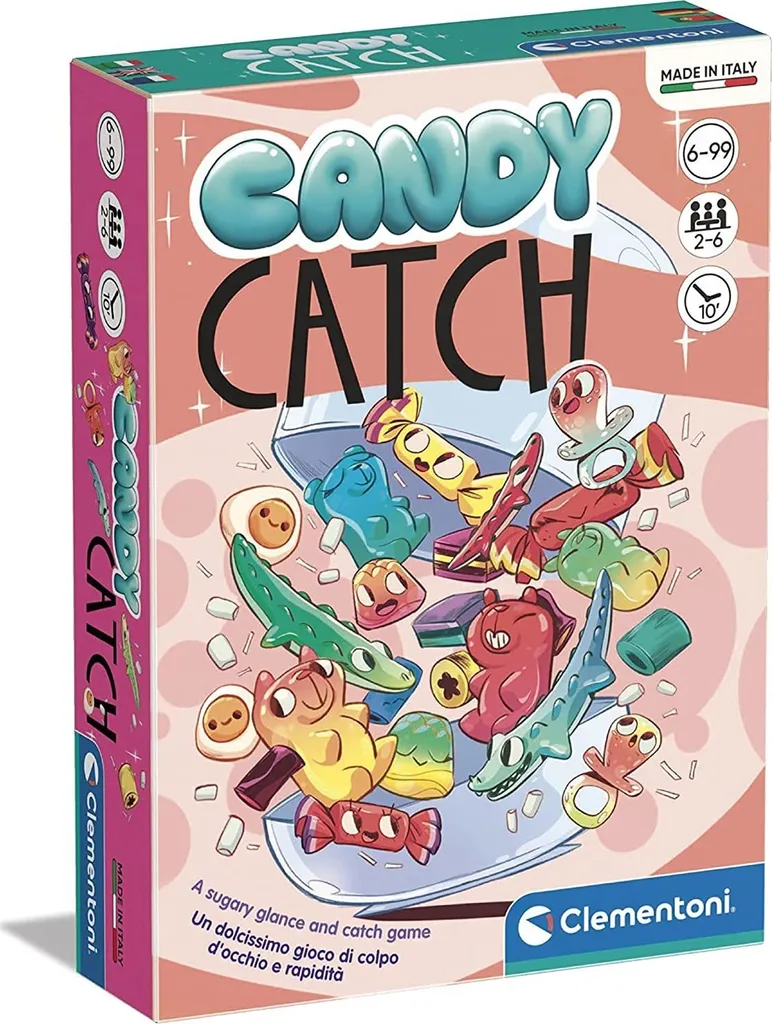 Candy Catch Clementoni Jeu d'Observation Rapide avec Design Multicolore - 7