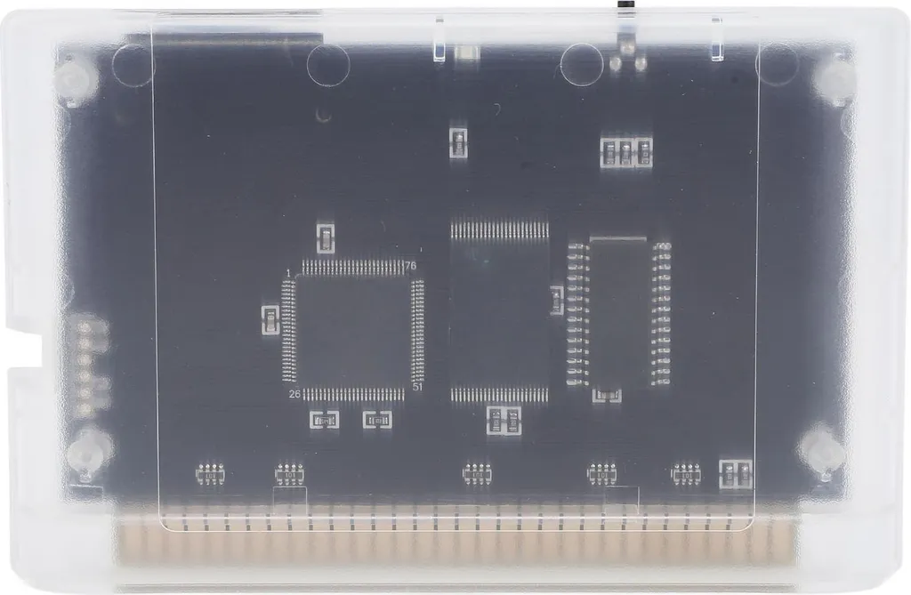 Cassette de jeu pour Mega Drive résolvant le manque de place