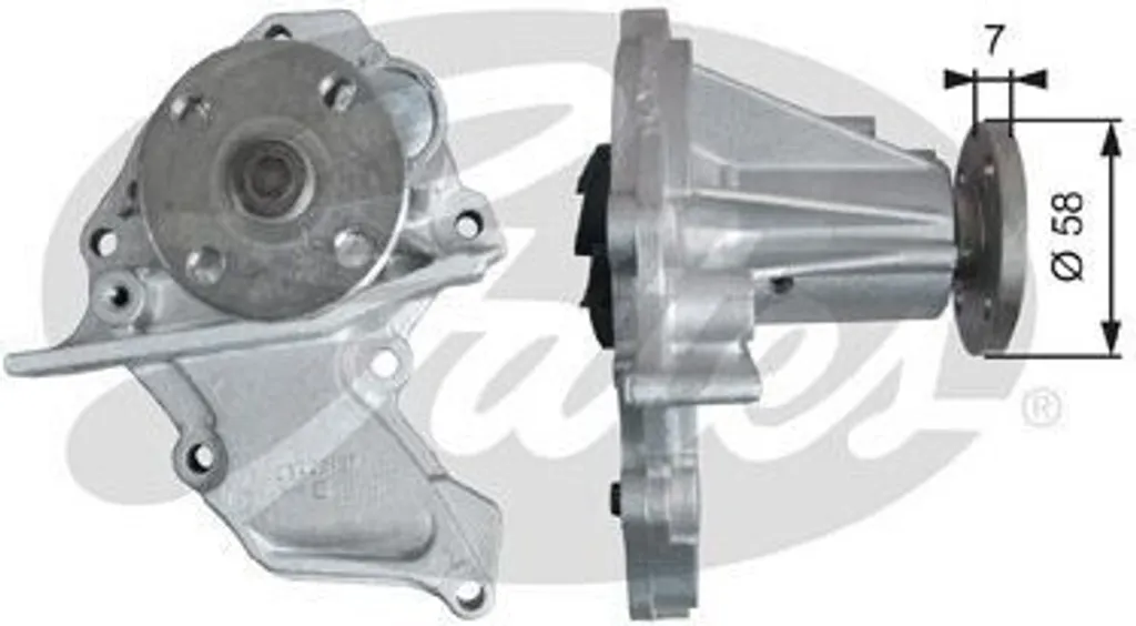 Stop fuites et surchauffe : Pompe à eau GATES WP0118 Ford Fiesta Focus