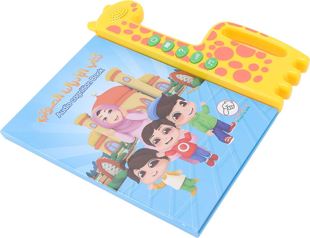Arabisch-Englisch-Lernblock Früherziehung Audio-Kognitionsbuch für Kinder ab 3 Jahren