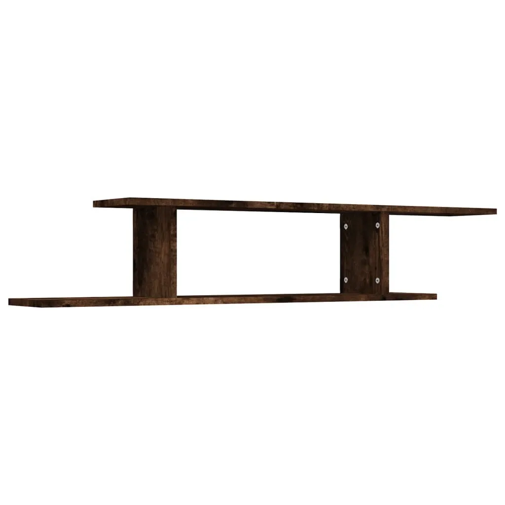 Maison Exclusive Mensola Sospesa Rovere Fumé per TV 125x18 cm - 2