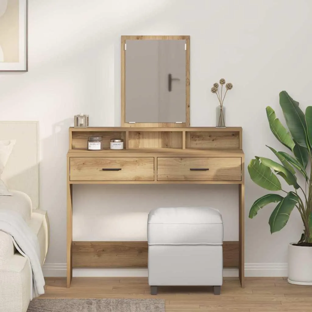 Comodino Design Rovere Artisan 100x41x140 | Eleganza Moderna