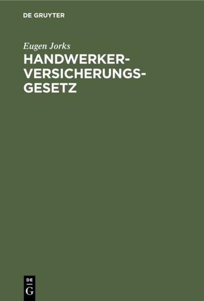 Handwerkerversicherungsgesetz