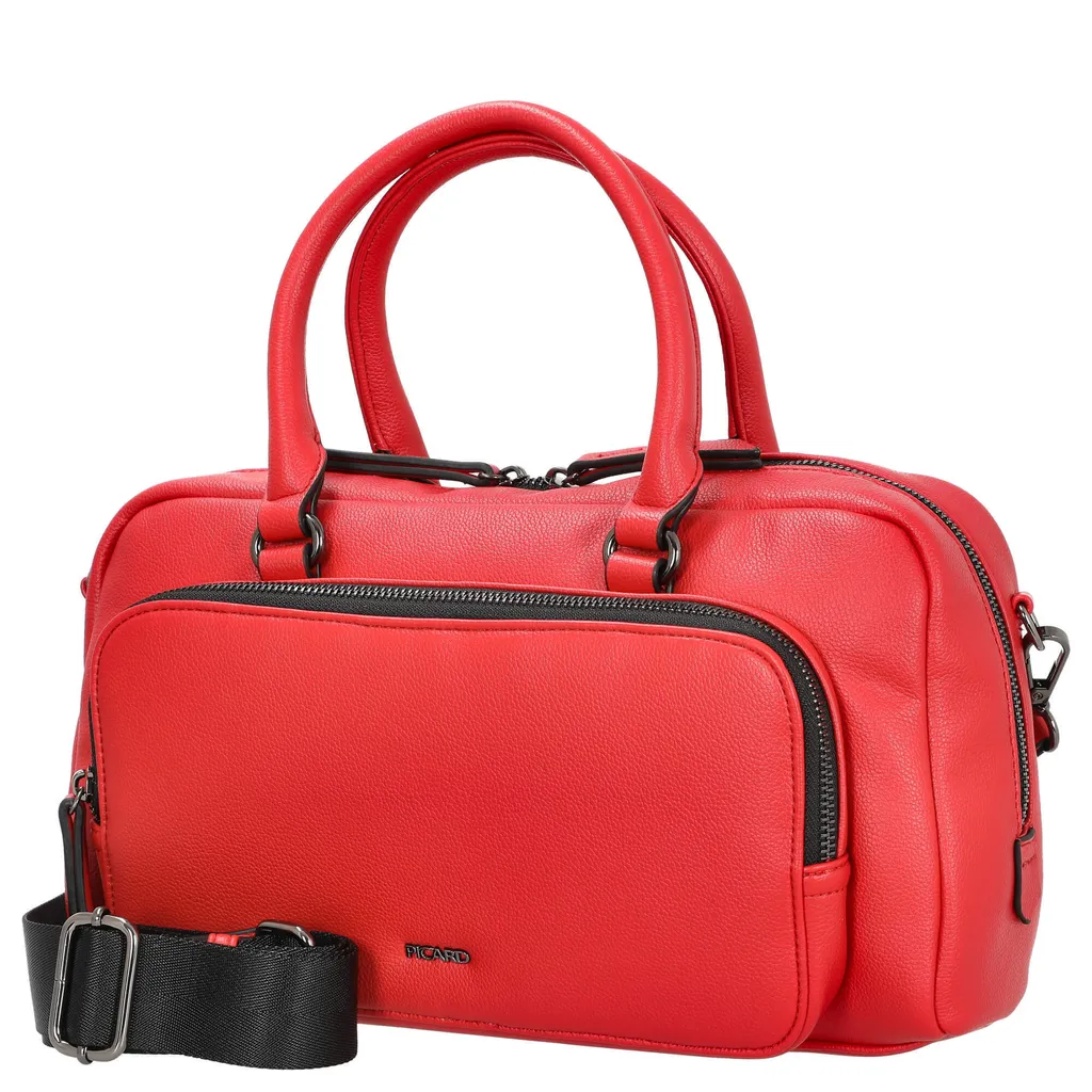 PICARD borsetta borsa a tracolla Multi Shopper Lipstick rosso - 7