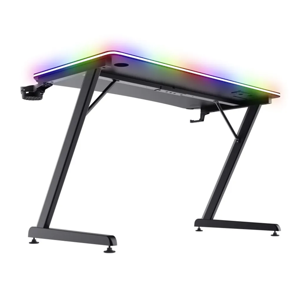Trust GXT 710 Luminus Pro Noir : Fauteuil avec LED RGB et Dossier Réglable