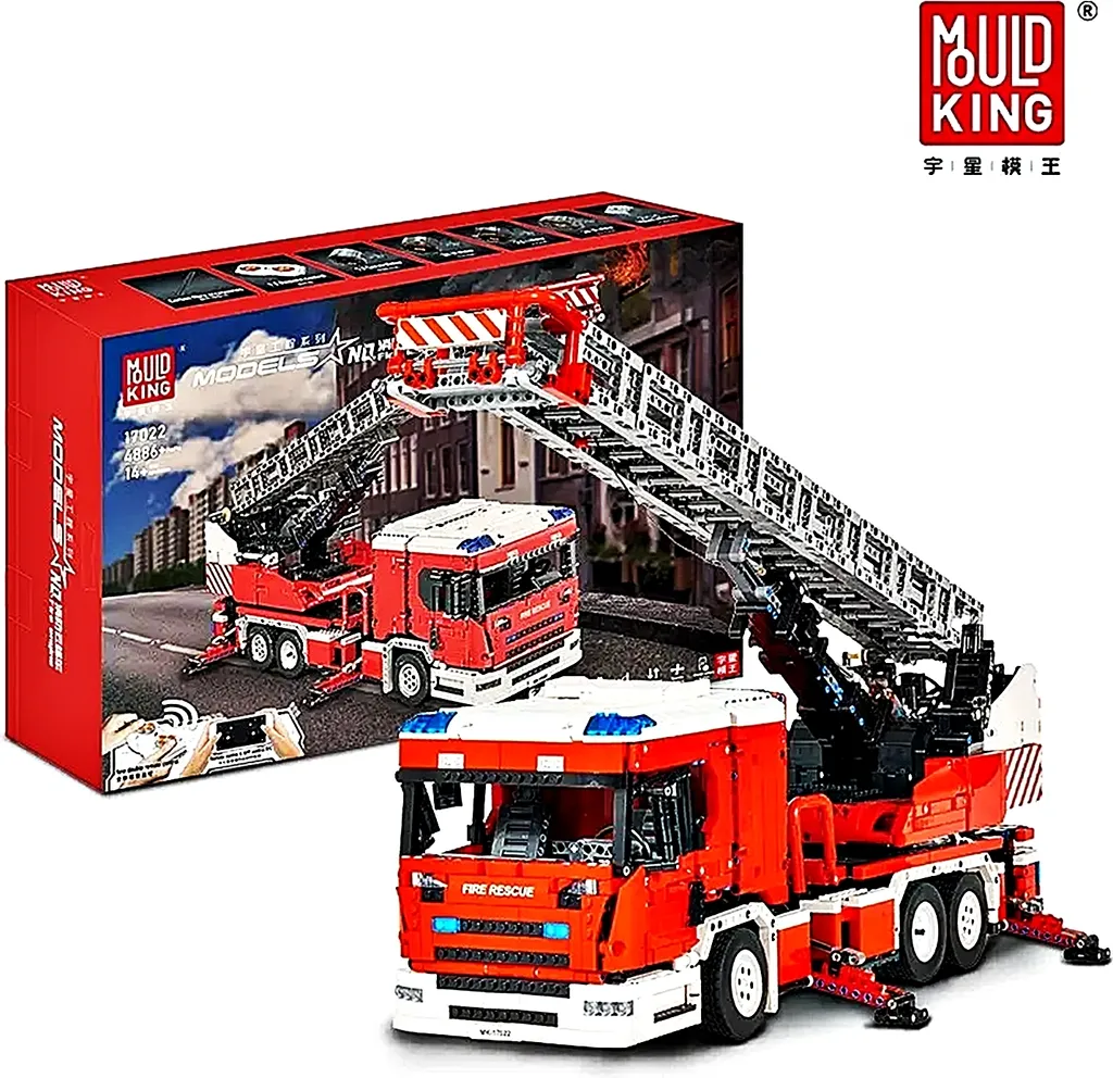 Camion pompiers 17022 Mould King : le défi ultime pour experts Lego
