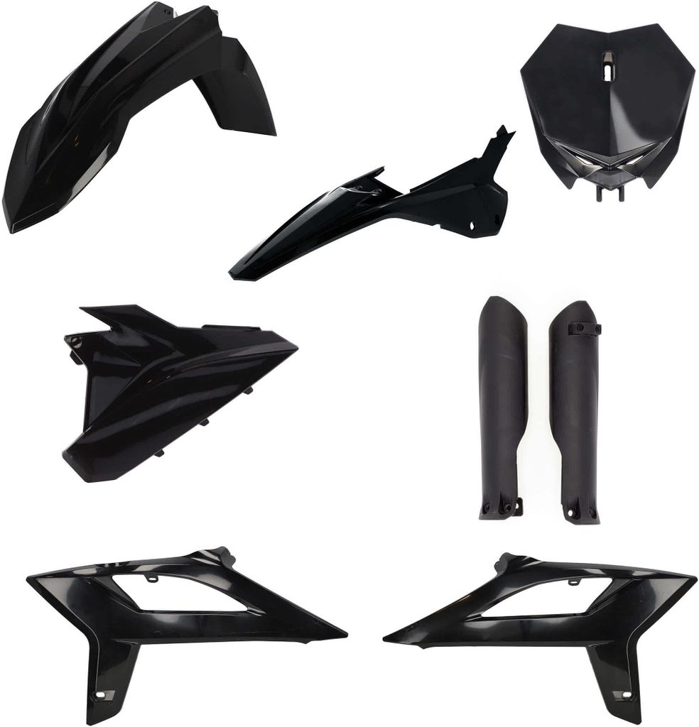 ACERBIS Verkleidungskit 8 Teile Schwarz für BETA RX
