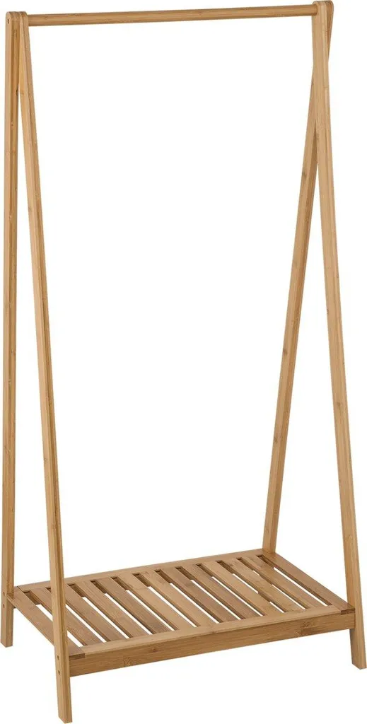 Porte-manteau Fery Happyment avec étagère à chaussures en bois marron