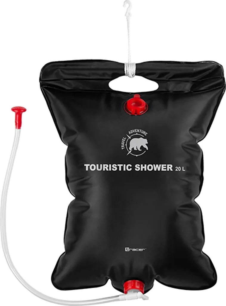 Douche de Poche 20L TRACER CampPump pour Van Life et Bivouac