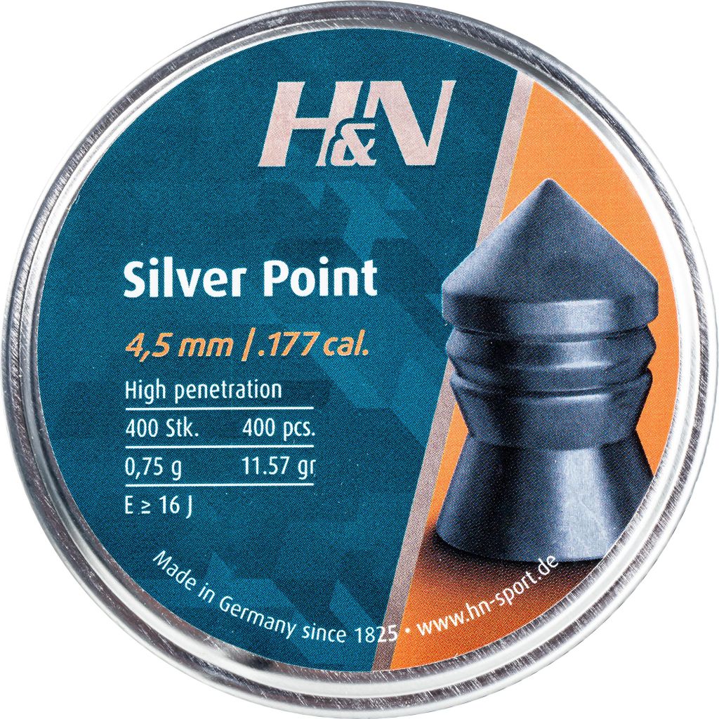 Diabolo H&N Silver Point 4,5 mm 400 szt. Image du produit 