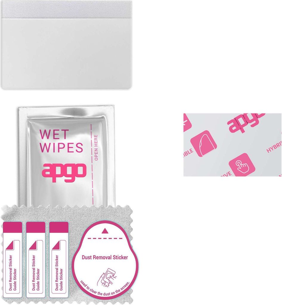 apgo Ultra-klar Hybrid Schutzglas kompatibel mit Vivo X Flip, Flexible Nano Glass, toller Ersatz für Hartglas, kratzfester Displayschutzglas, Disp...