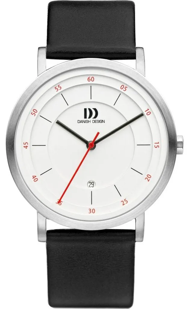 Montre homme chronographe cadran relief Danish Design gris argent