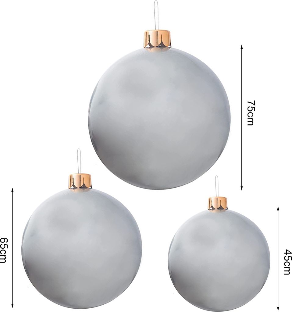 1 Set aufblasbares Spielzeug für den Außenbereich, einfach aufzublasen, helle Farbe, Weihnachtsornament, Heimdekoration, Bälle für den Garten