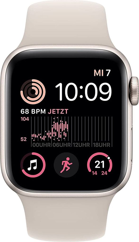 APPLE Watch SE GPS + Cellular 40mm Starlight Aluminium Case Produktbild 2
