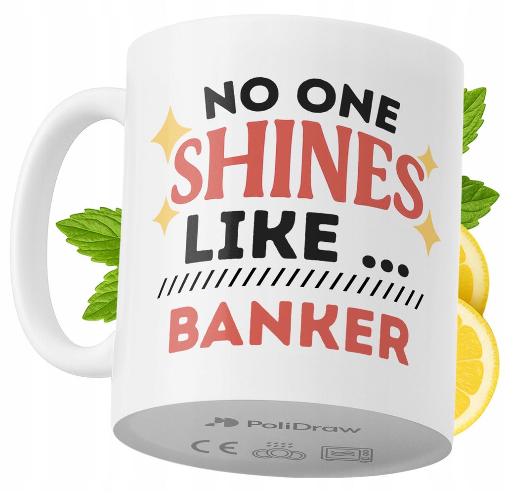 Lustiger Kaffee- oder Teebecher für Banker mit witzigem Textdesign - ideal für Geburtstage, Namenstage, Feiertage und besondere Anlässe. Hochwer...