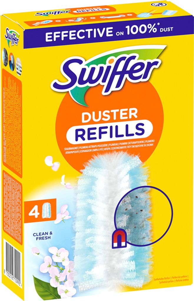 Swiffer Staubmagnet Tücher mit febreze-Duft 4er Pack