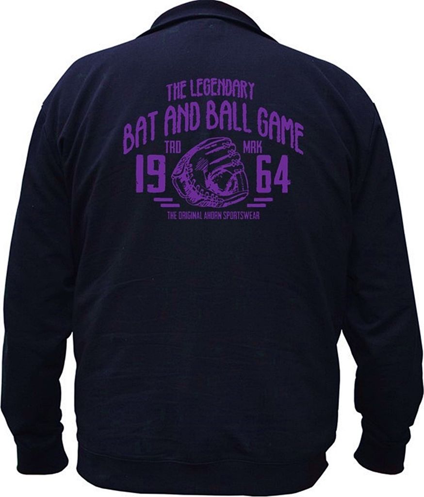 Übergrößen Trainerjacke Legandary Ball Game AHORN SPORTSWEAR Dunkelblau 5XL
