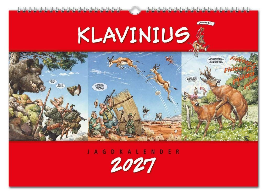DJZ Edition: Haralds Klavinius Jagdkalender 2027 Produktbild 