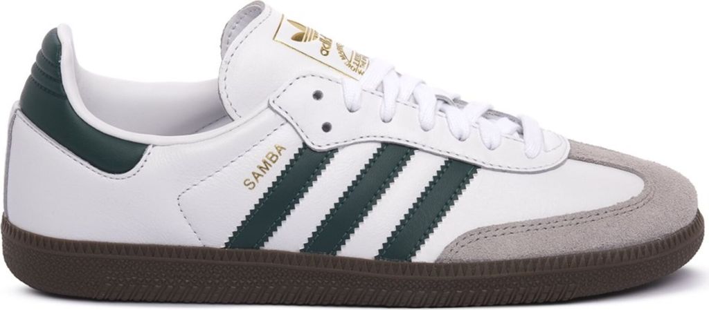 Adidas Samba OG In White Green – 7.5 UK - 41 1/3 EU - 8M/9F US / White Green