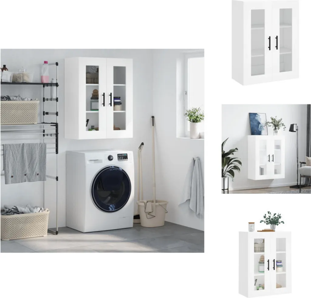 Mobile Pensile vidaXL Bianco 69,5 cm - Armadio Robusto per Bricolage e Casa