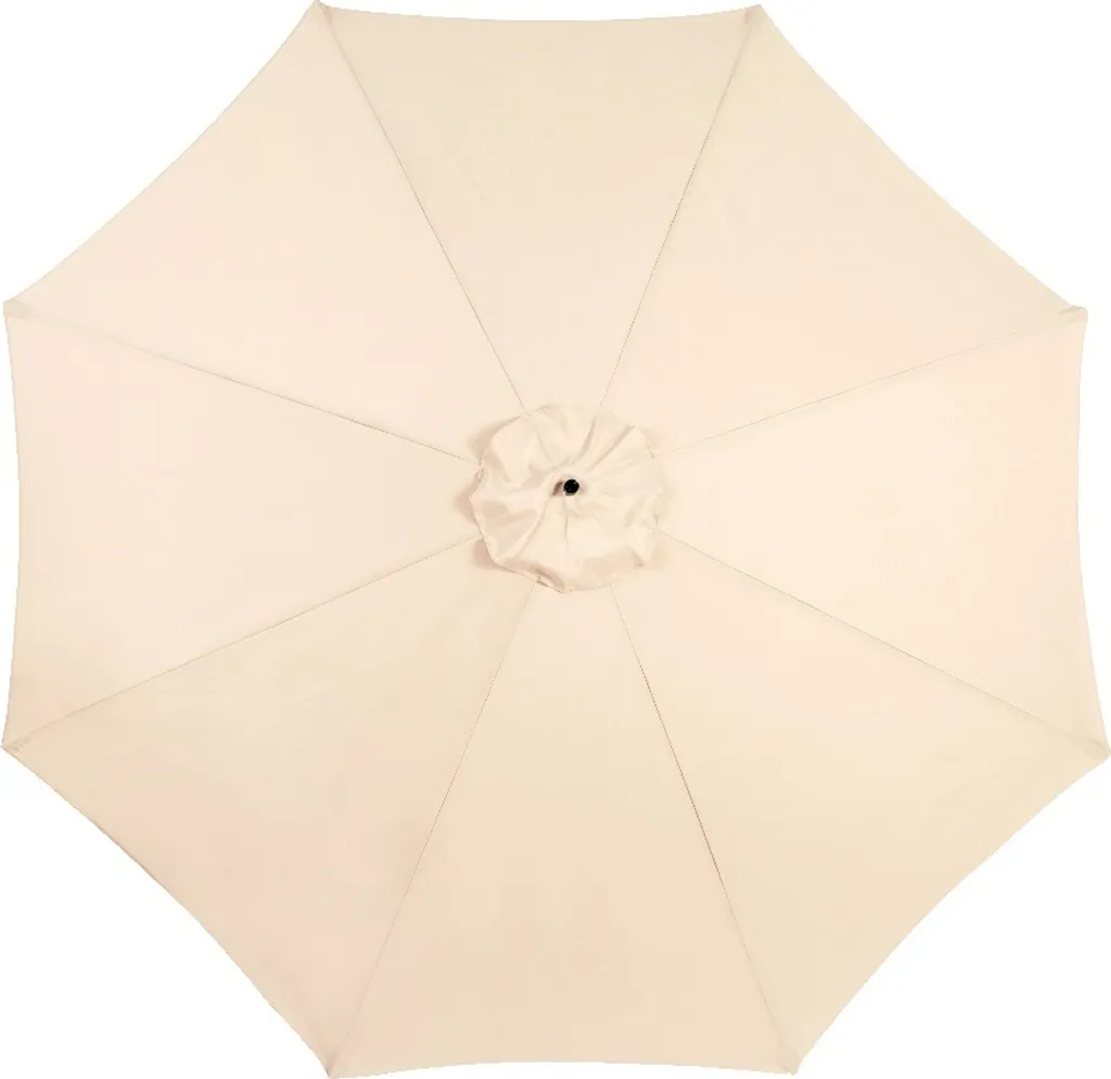 Sweiko Parasol Double Face Rectangle Kaki avec Manivelle pour Jardin