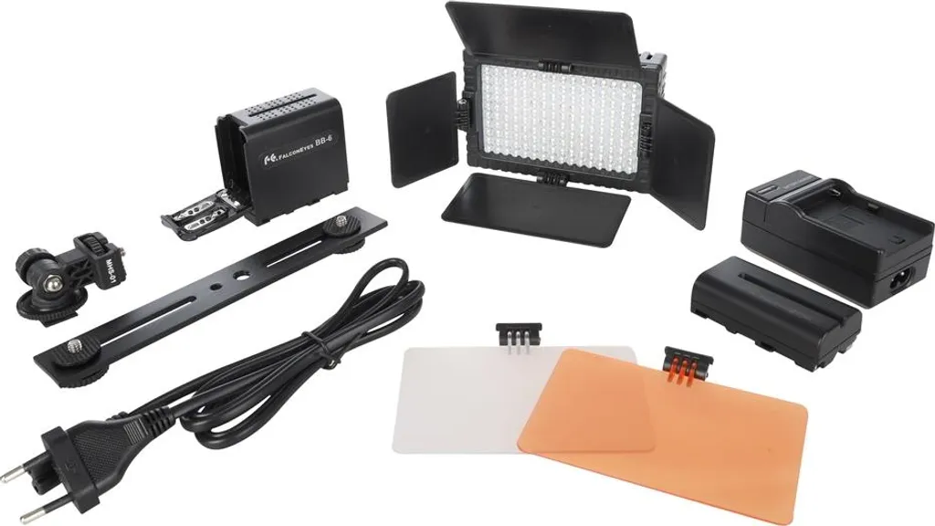 Éclairage DV-160V-K2 Falcon Eyes intensité variable 160 LED studio