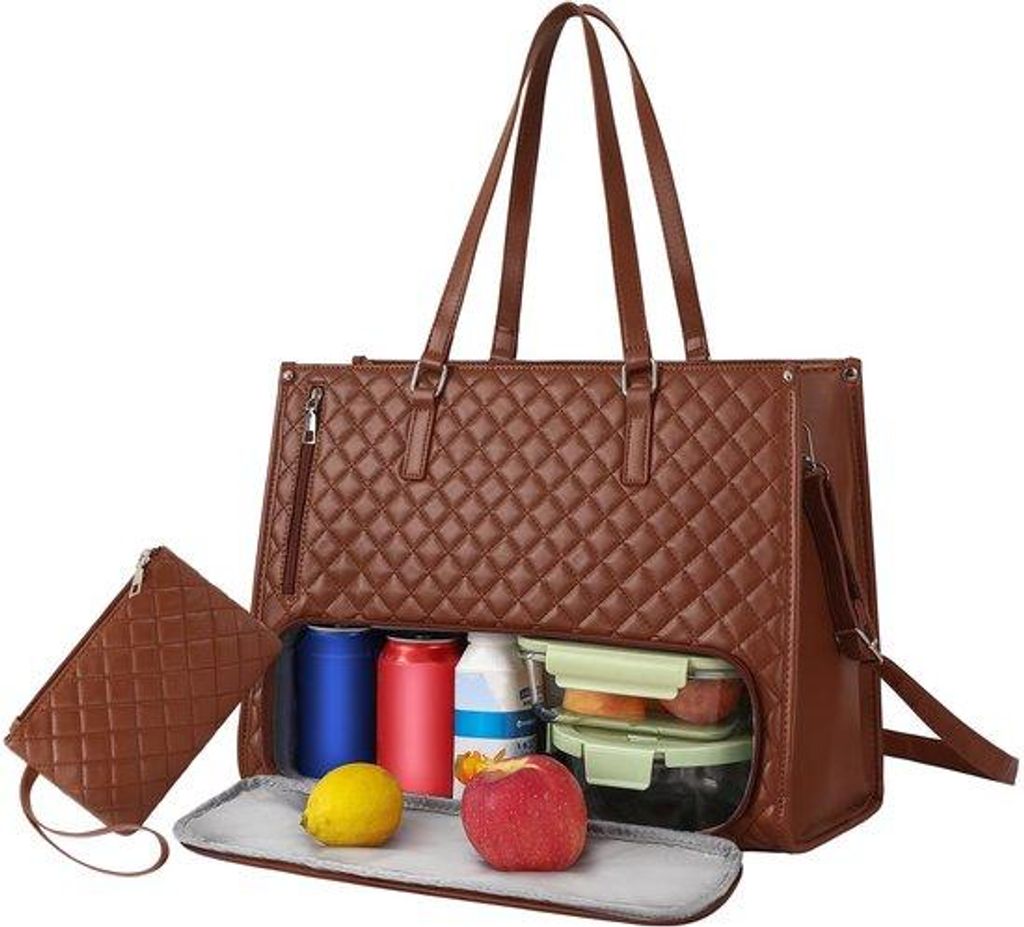 Große Laptop-Rucksack für Damen, 2-in-1 Business-Tasche, groß, 15,10 Zoll