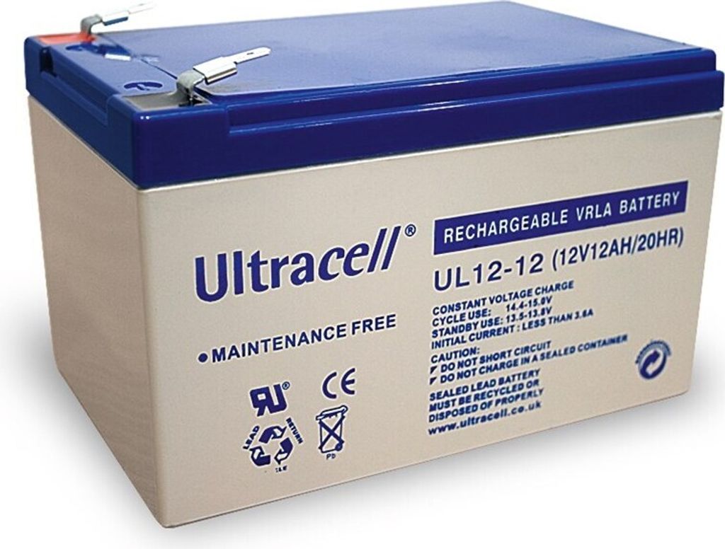 Ultracell Akumulator kwasowo-ołowiowy 12 V, 12 Ah (12-12) Zdjęcie produktu 