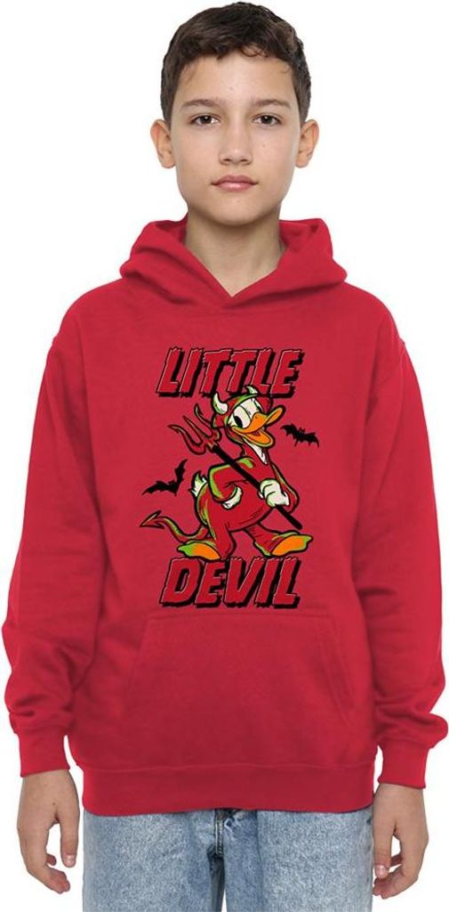 Donald Duck - "Little Devil" Hoodie zum Überziehen für Kinder TV25496 (152-158) (Rot)