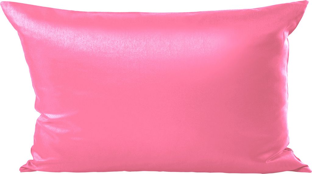 Kissenhülle Wildseide Optik uni 40x60 cm rosa